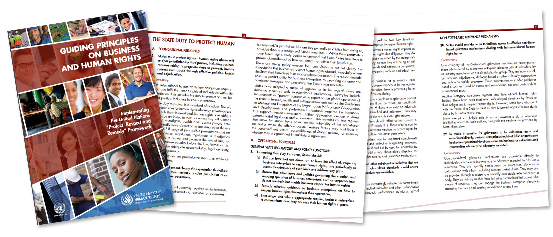 United Nations Guiding Principles on Business and Human Rights